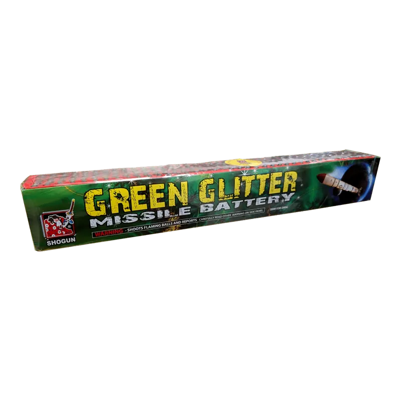 200 Green Glitter Missile
